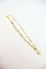Chunky Spike Star Necklace-White