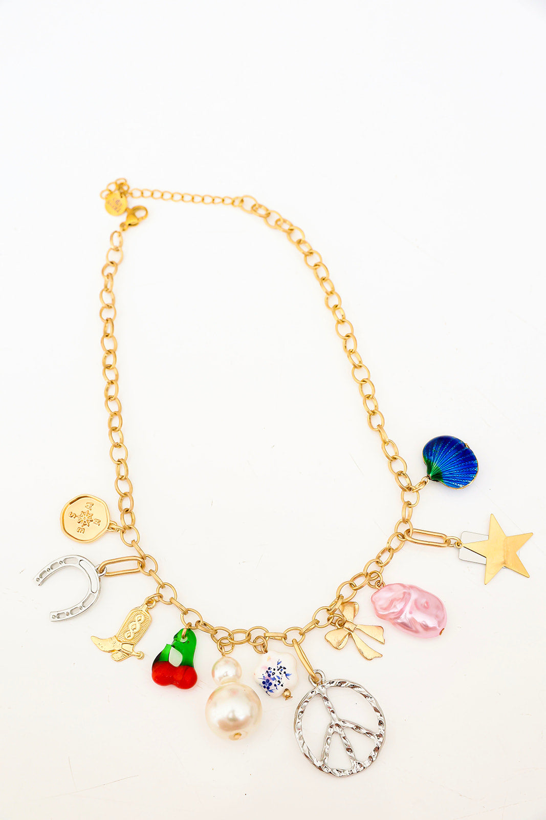 Golden Rule Charm Necklace