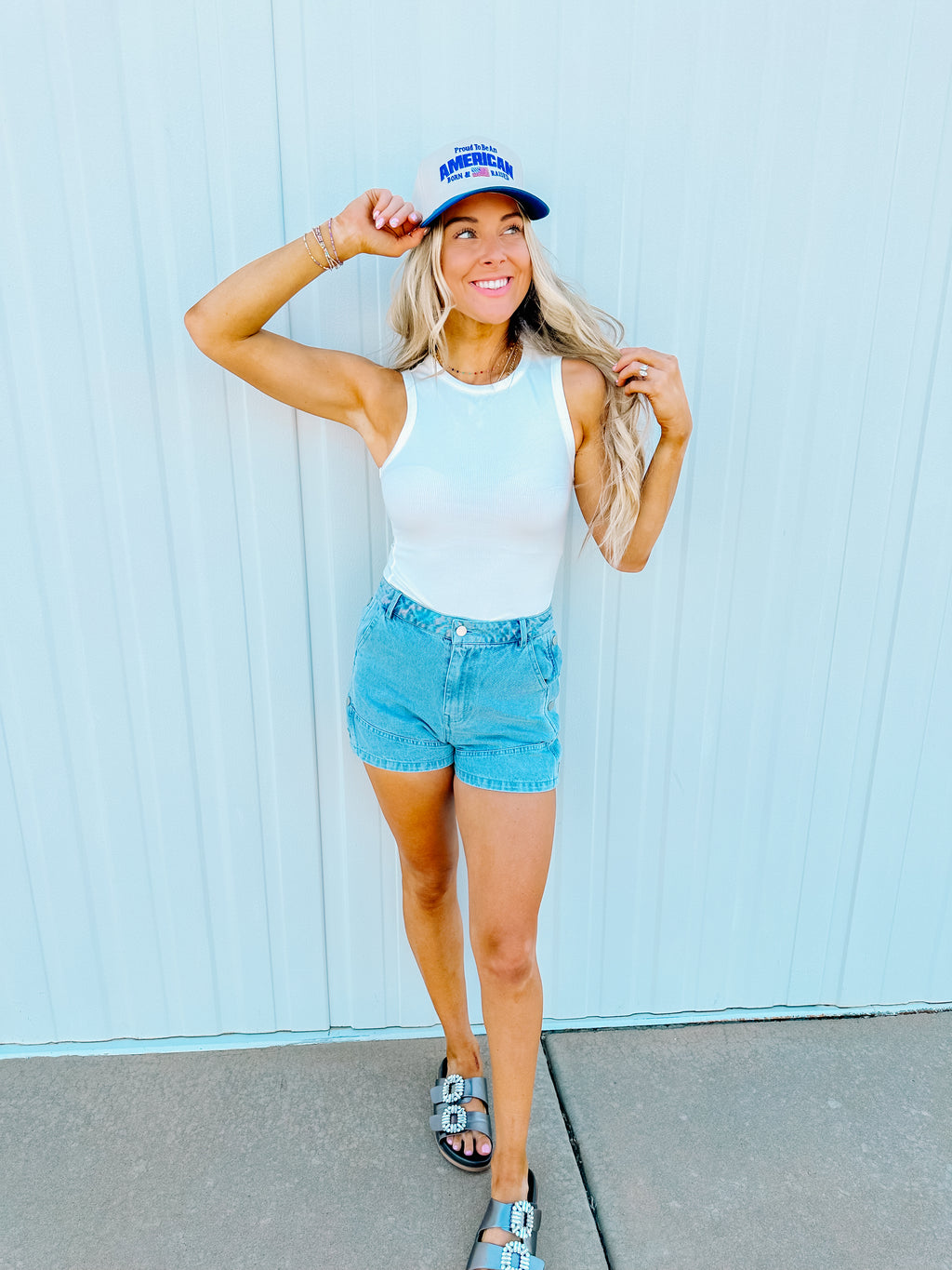 I'm So Basic Bodysuit- White