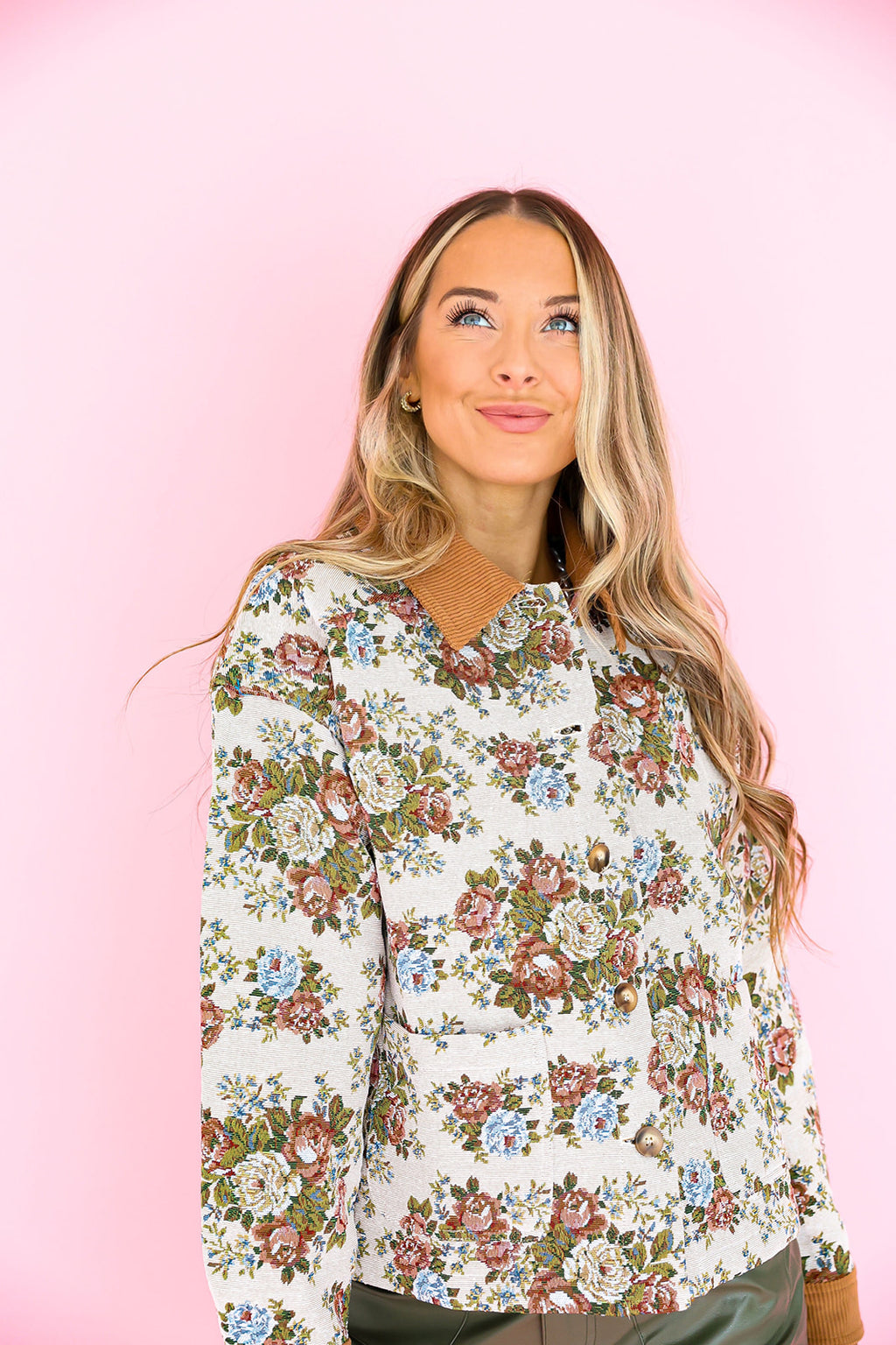 Vintage Bloom Tapestry Jacket