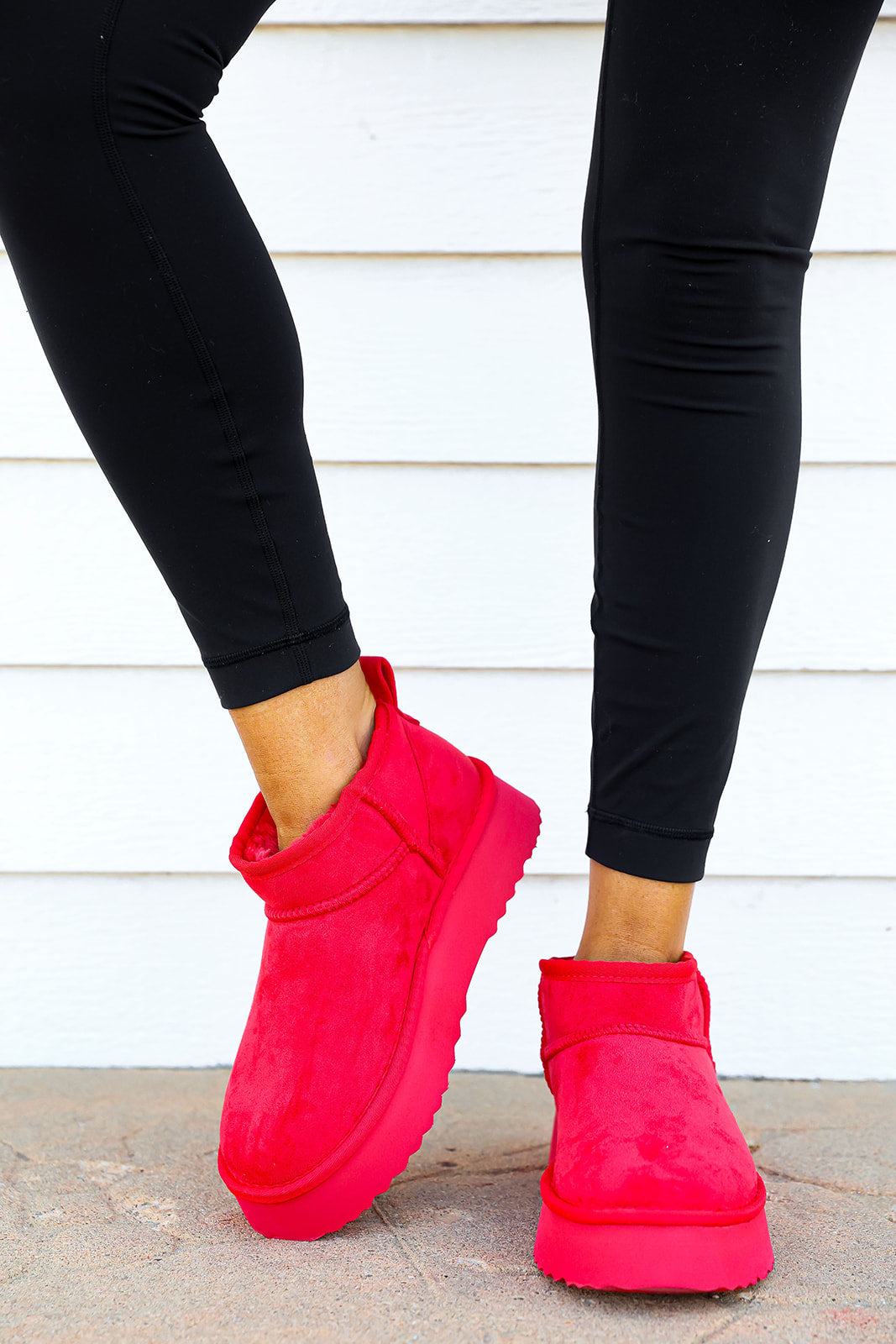 Breckenridge Ultra Mini Boot-Red