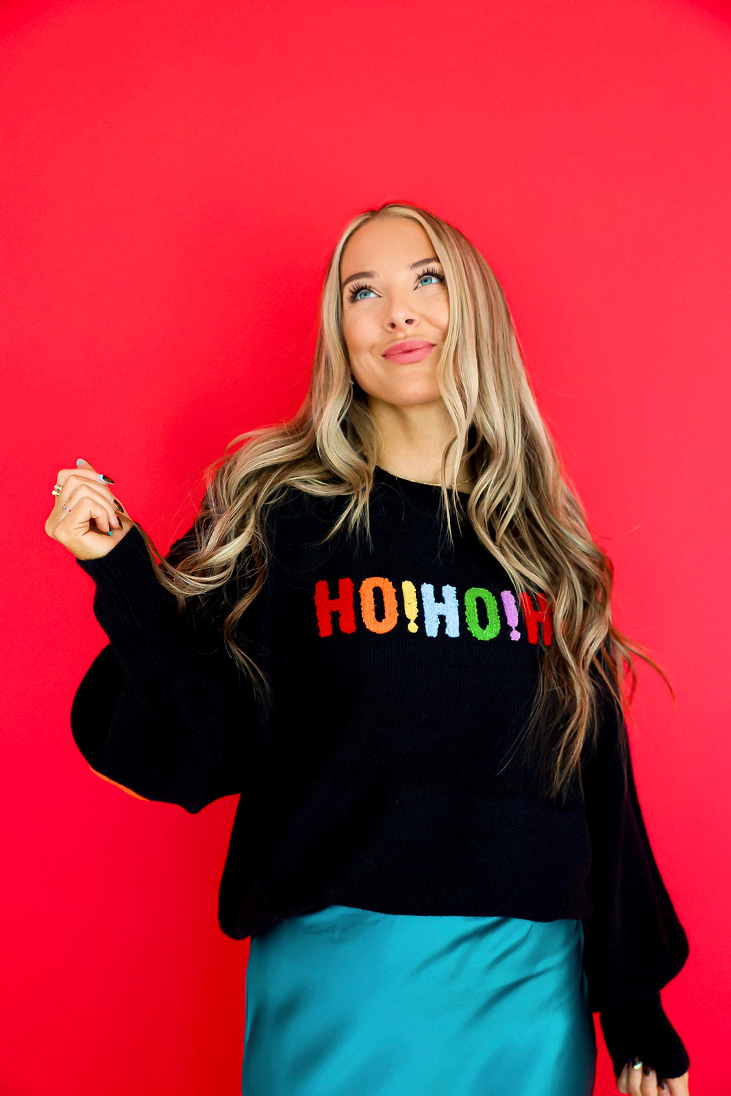 Merry Christmas Sweater – Black