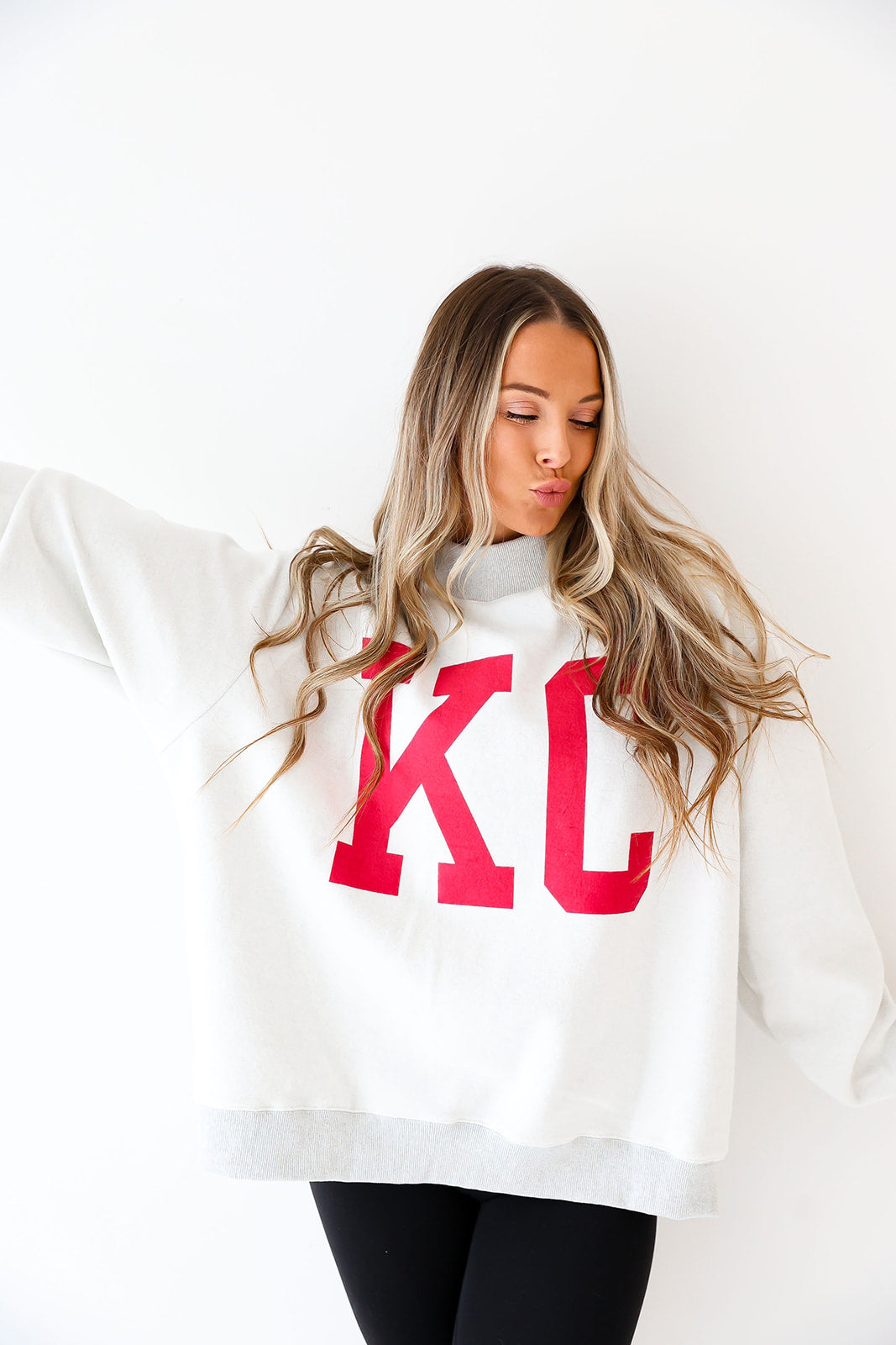 Kansas City Reversible Mock Neck Sweatshirt