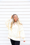 Hints Of Rainbow Pullover-Cream