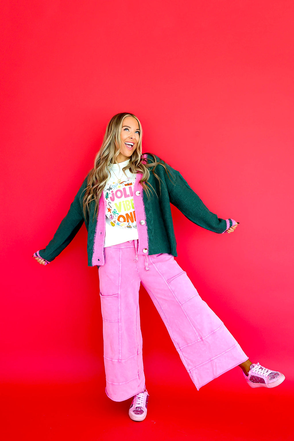 Pop of Cheer Cardigan