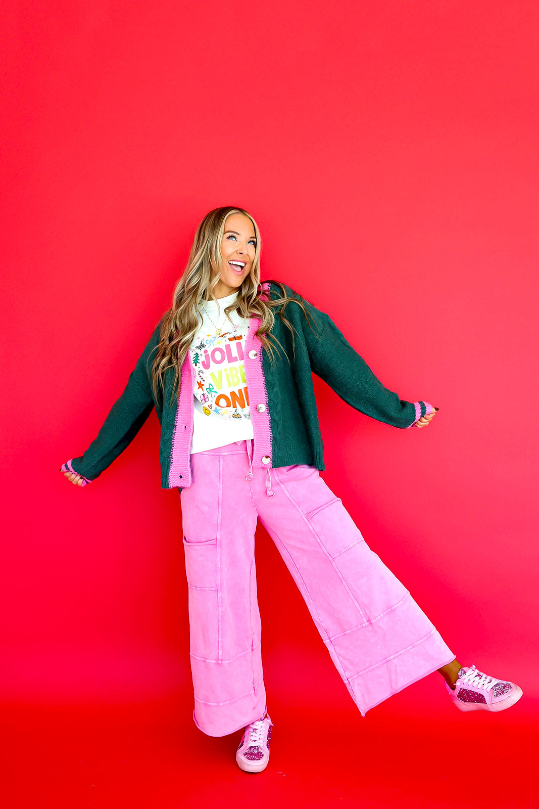 Pop of Cheer Cardigan