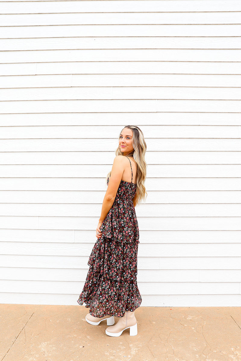 Special Guest Tiered Floral Maxi Dress