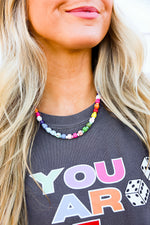 Confetti Closet Anniversary Gemstone Necklace