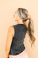 The Denim Darling Top