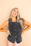 The Denim Darling Top