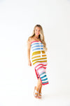 On Island Time Striped Knit Dress