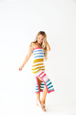 On Island Time Striped Knit Dress