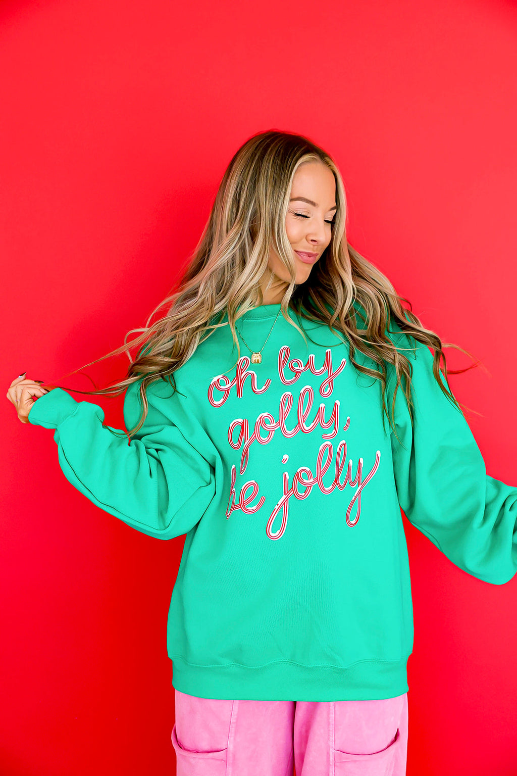 Oh By Golly Sweatshirt – Green