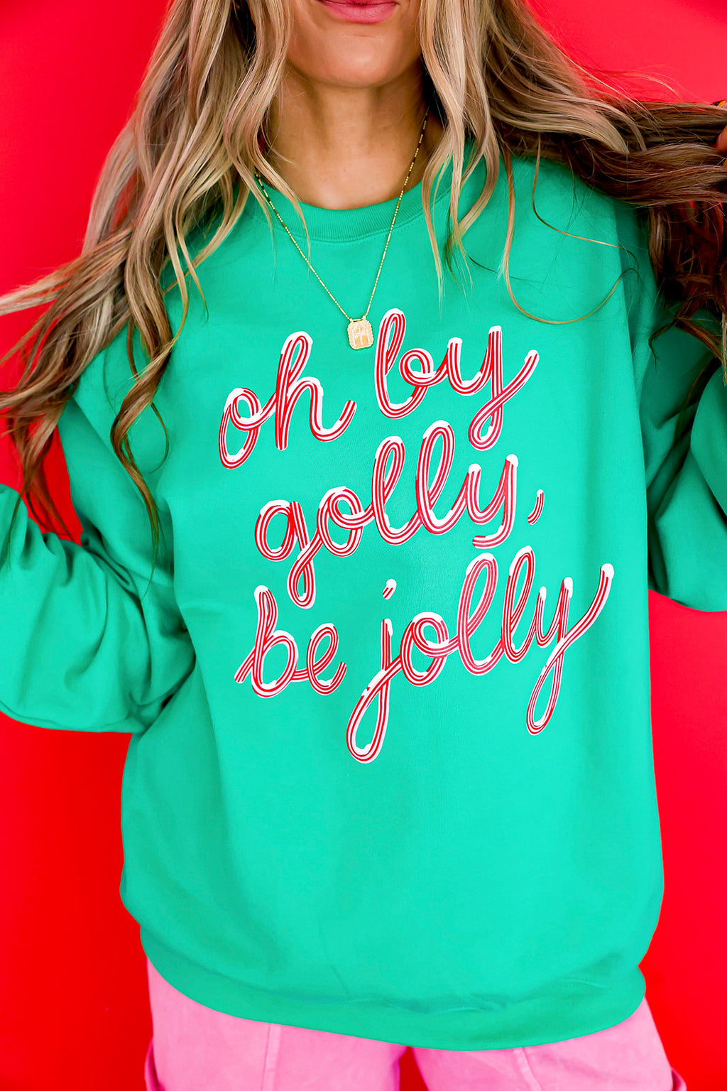 Oh By Golly Sweatshirt – Green