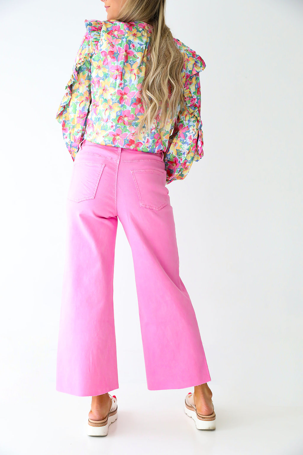 From The Start 5 Button Jeans-Pink