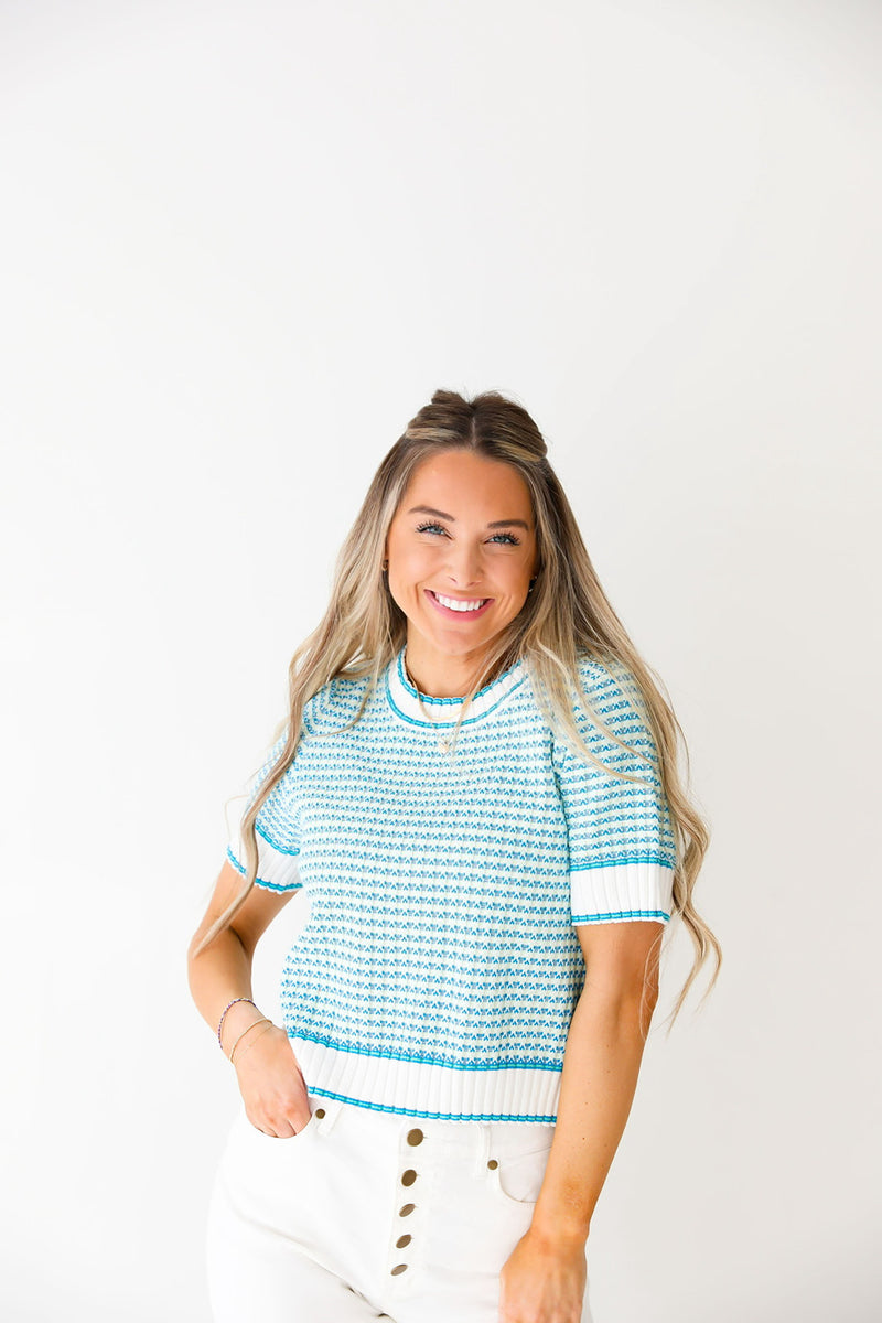 Spring Breeze Knit Top