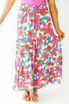 Color In The Tropics Maxi Skirt