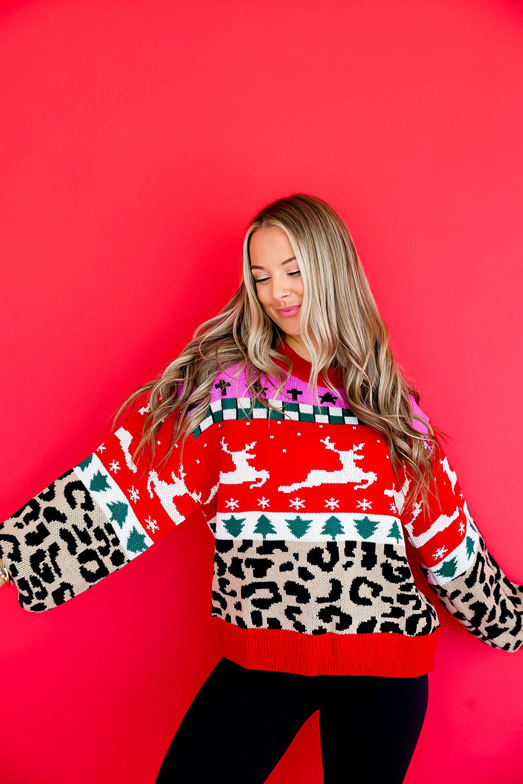 Festive in Full Color Sweater