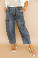 Floral Fade Jeans