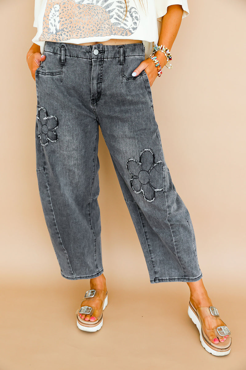 Floral Fade Jeans