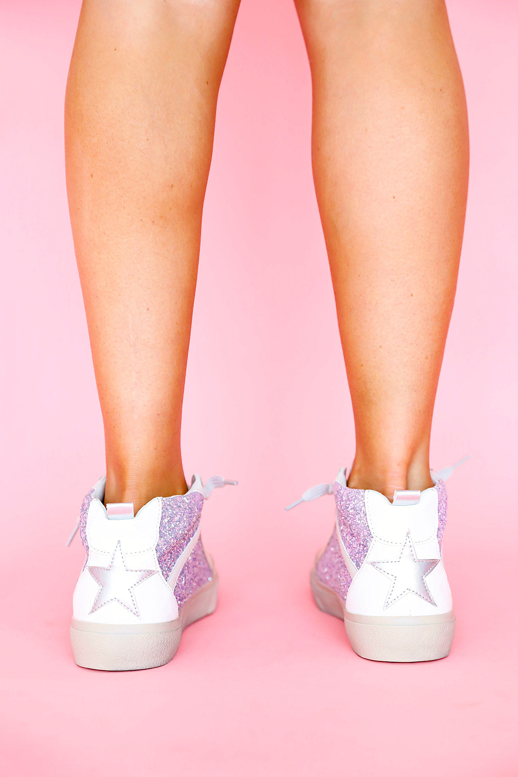 Riley Glitter Sneakers in Lilac-Shu Shop