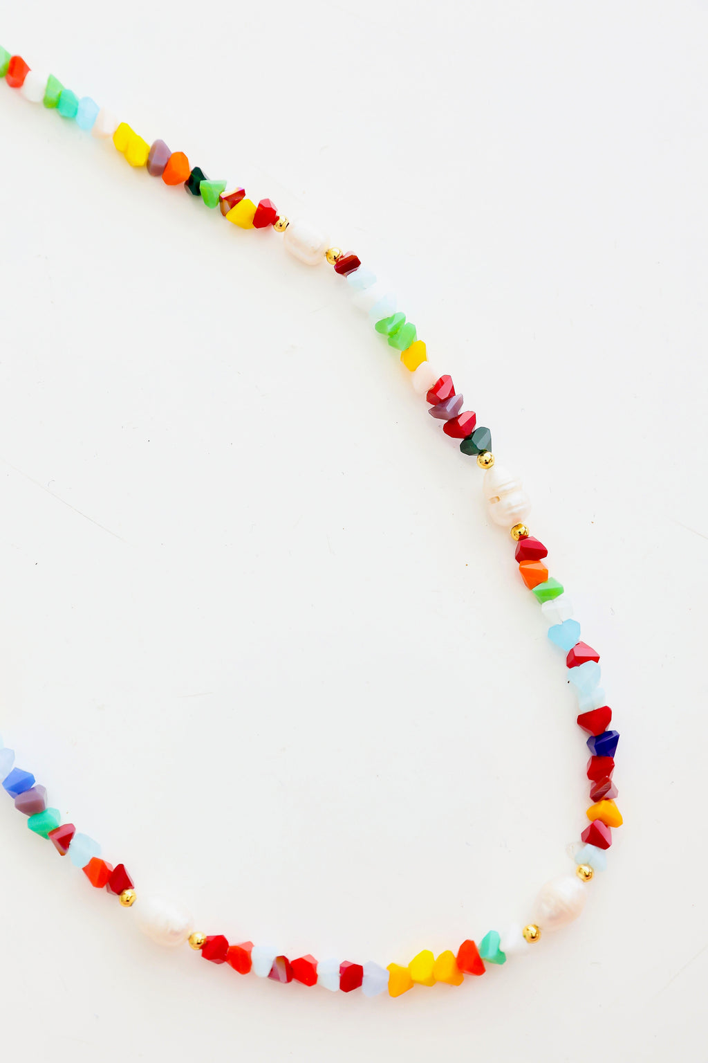 Crystal Flora Necklace-Multi