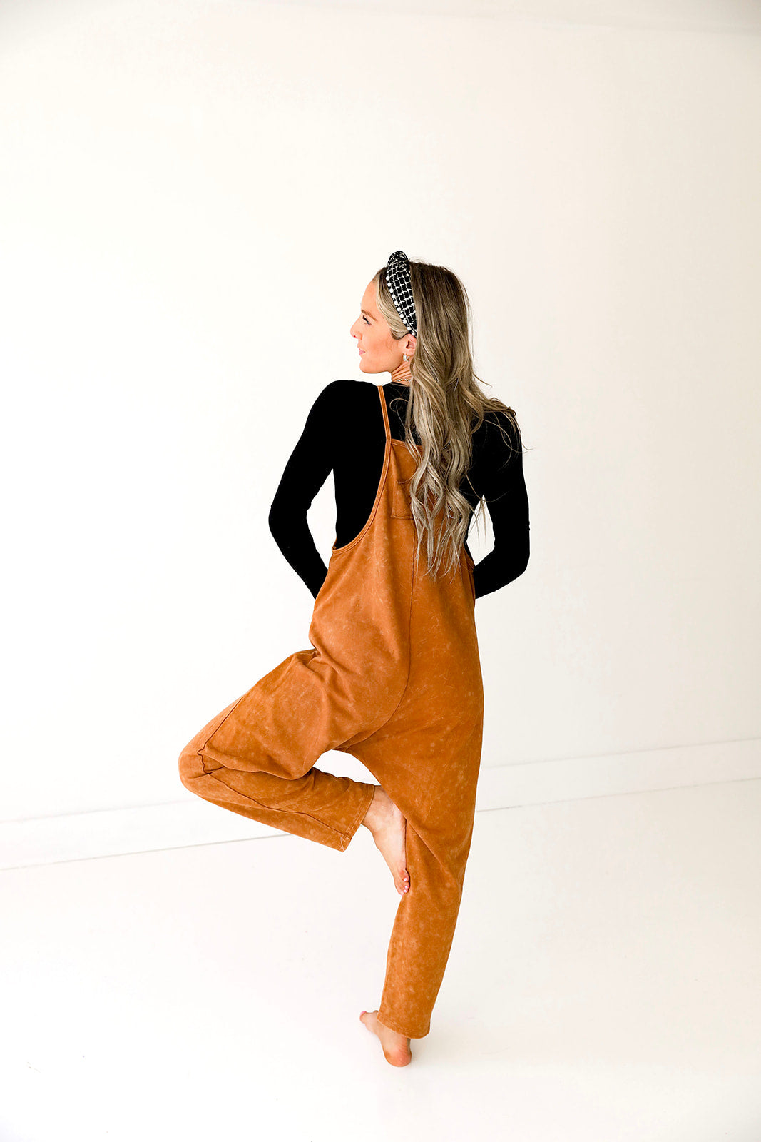 On My Chillest Days Jumpsuit-Camel