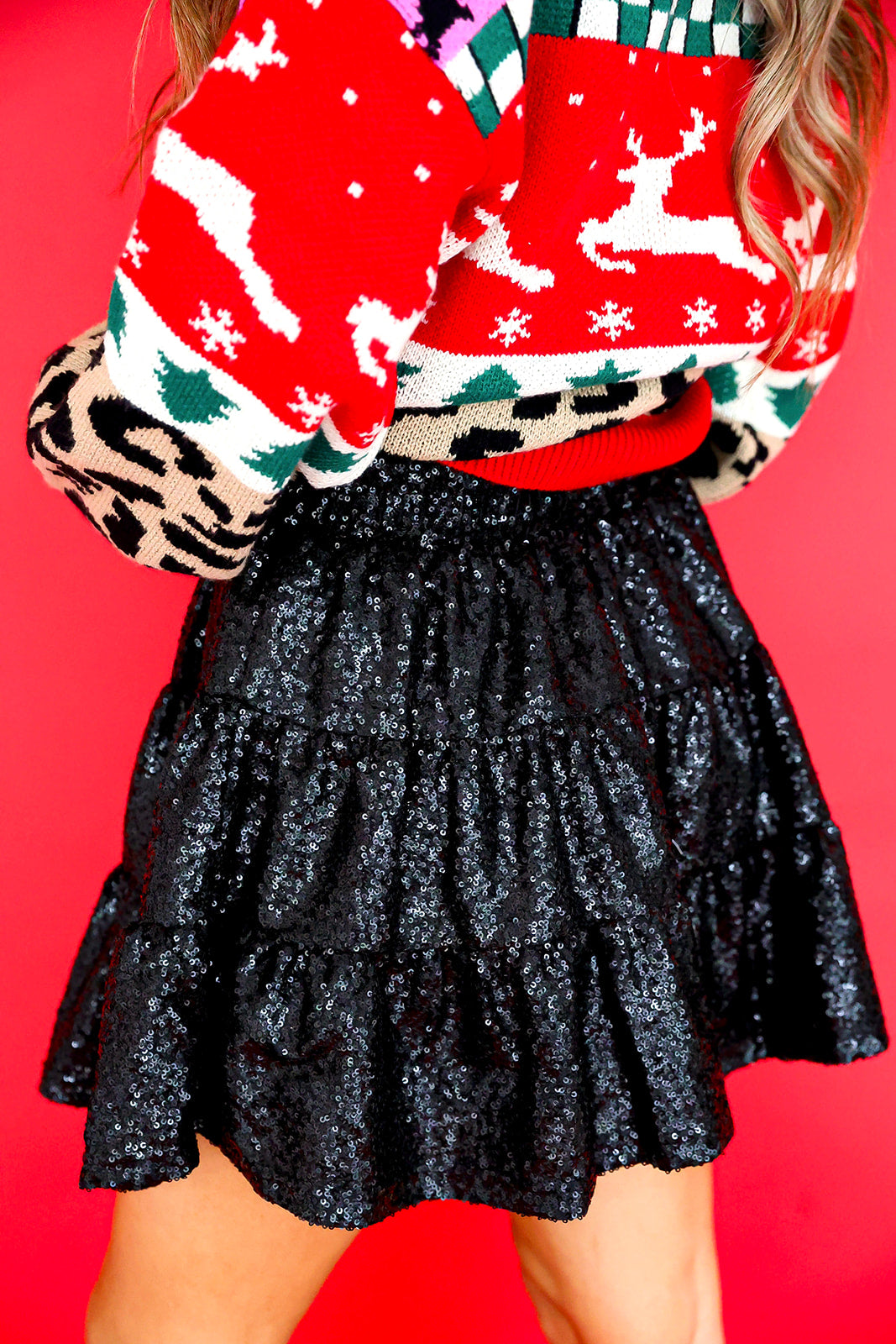 Sparkle & Shine Skort – Black