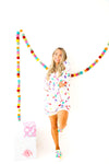 Multi Colored Christmas Lights PJ Set