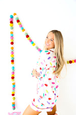 Multi Colored Christmas Lights PJ Set