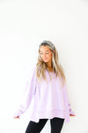 Cozy Club Pullover-Lavender