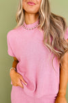 Touch of Texture Knit Set – Rose