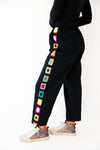 Add Some Fun Pants-Black Multi