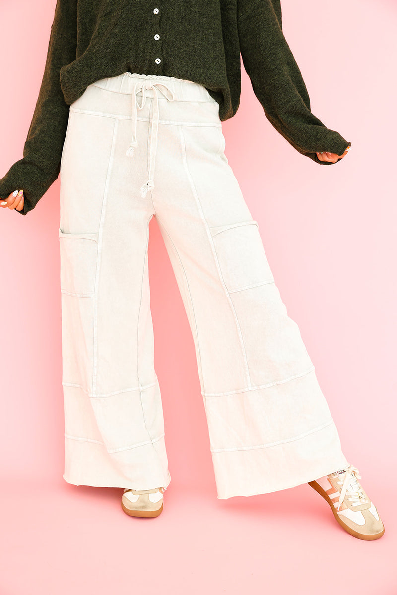 It's A Lifestyle Pants- Stone