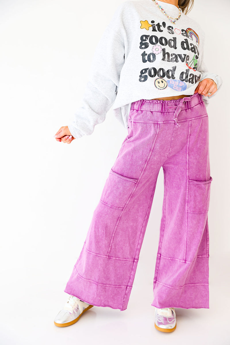 It's a Lifestyle Pants-Purple RESTOCK