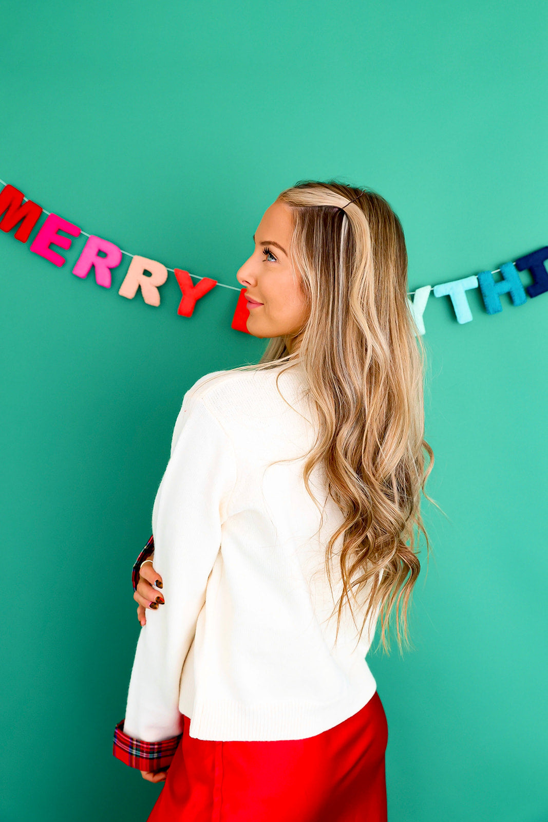 Plaid Tidings Cardigan