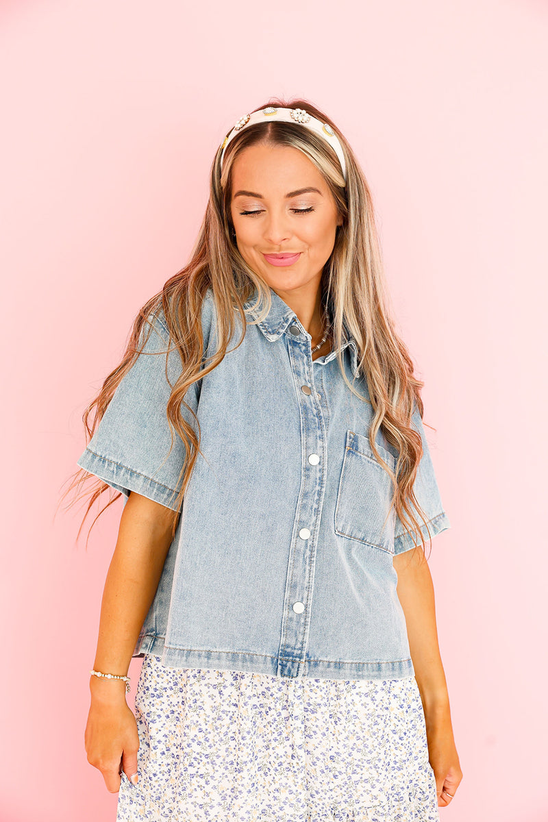 The Easy Does It Denim Top