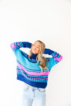 La La Land Mock Neck Sweater