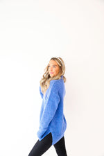 Blue On My Mind Sweater Top