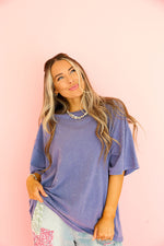 Simple & Sweet Tee- Indigo