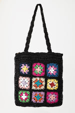 Rainbow Crochet Sling Bag