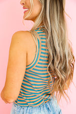 Peachy Keen Stripes Tank