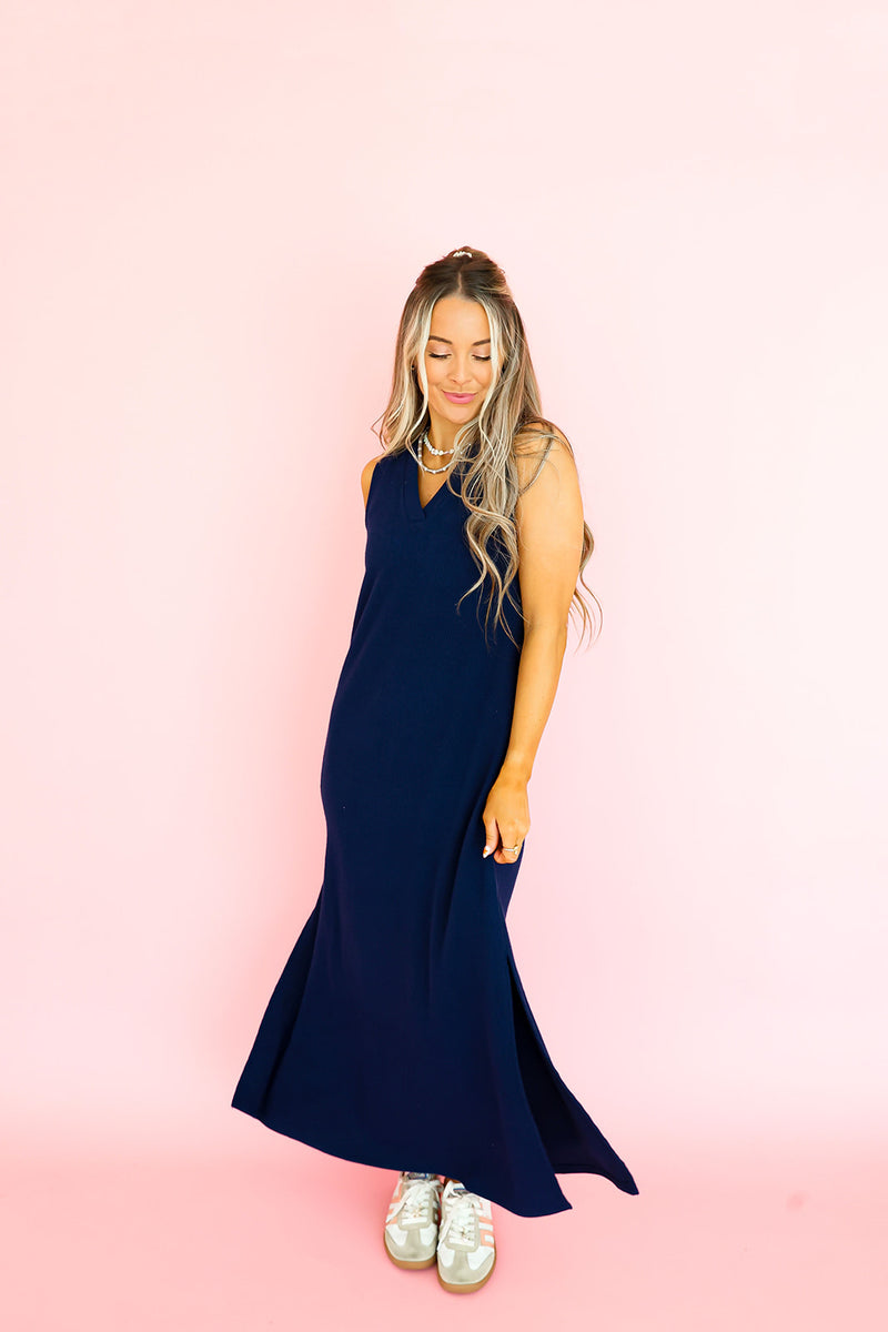 Blue Daze Dress- Navy