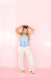 Willow Wide Leg Pants-Ivory