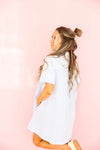 The Hamptons Mini Dress-Lt Blue