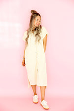 Coastal Classic Striped Midi Dress