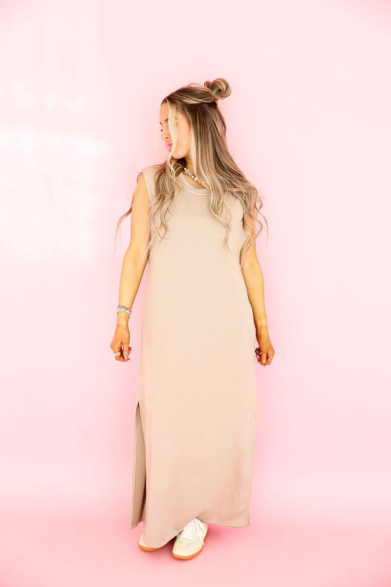 The Cloud Maxi-Taupe