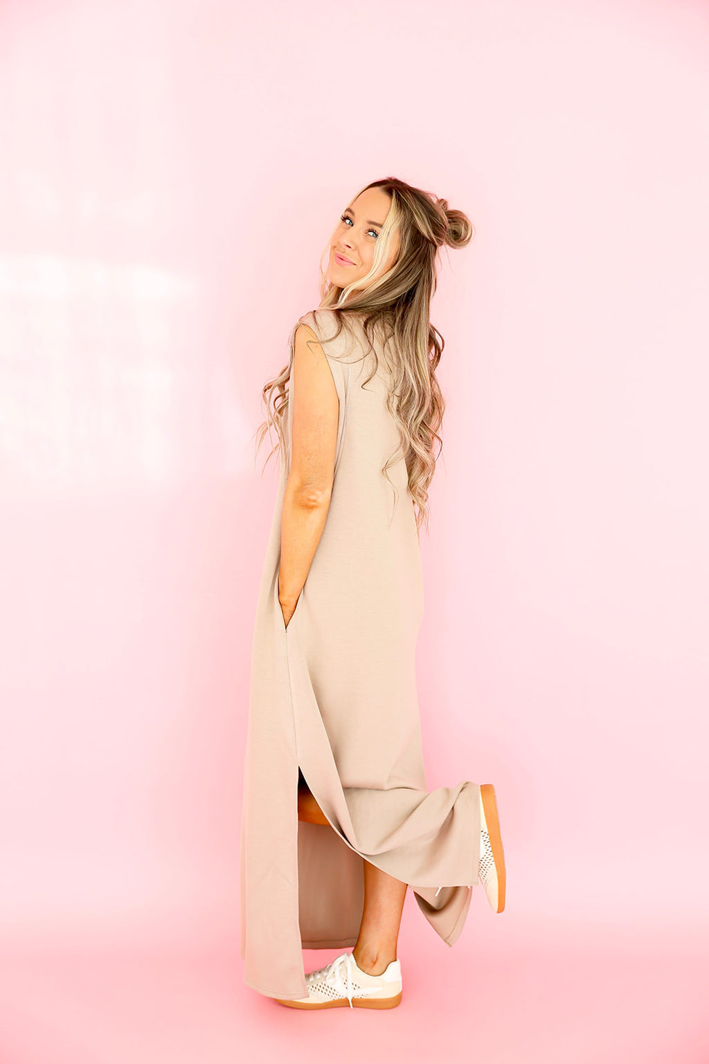 The Cloud Maxi-Taupe