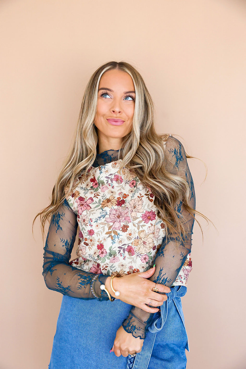 Thankful in Teal Top