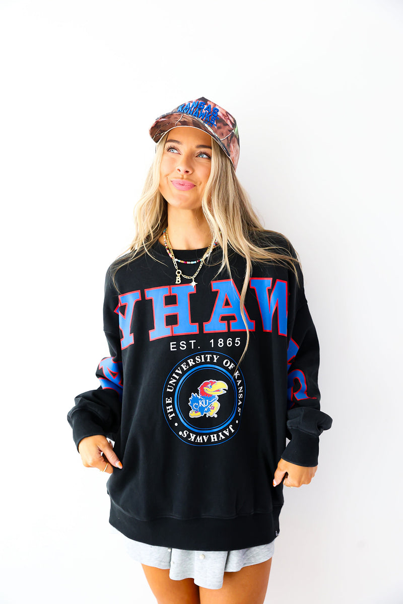 Jayhawks Acid Wash Crewneck *Licensed*